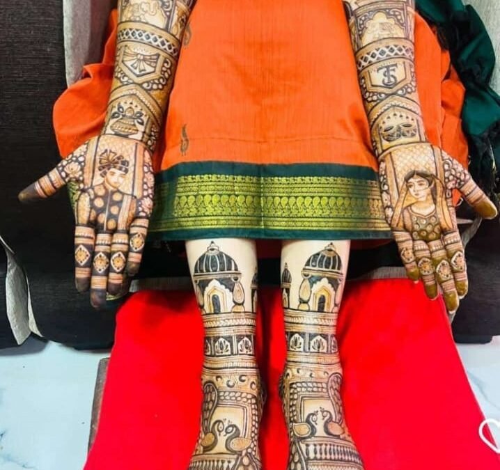 Floral Mehndi designs Udaipur