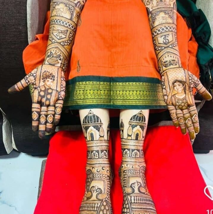 Floral Mehndi designs Udaipur