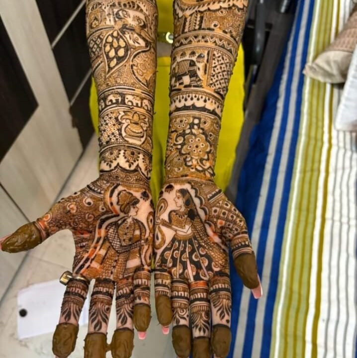 Intricate Mehndi designs Udaipur
