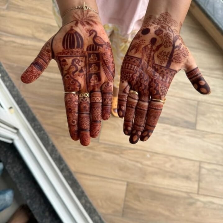 Mehndi artist for Haldi ceremony Udaipur