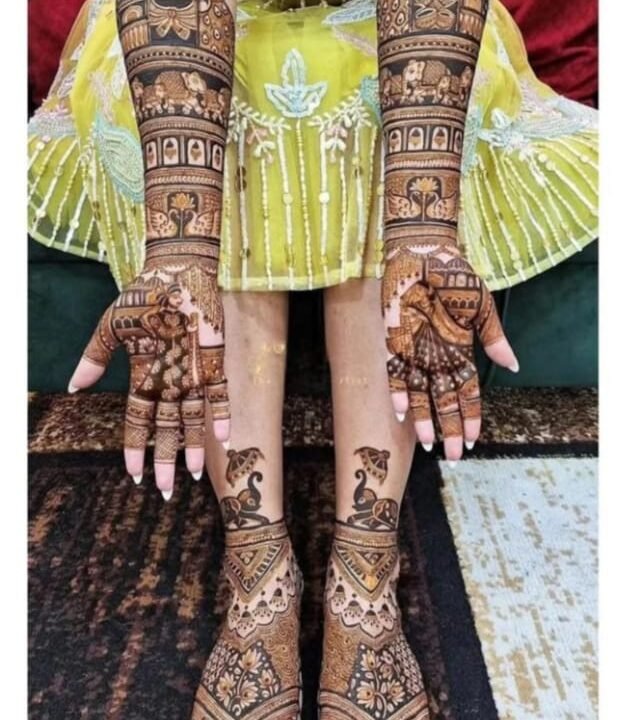 Mehndi artist for bridesmaids Udaipur