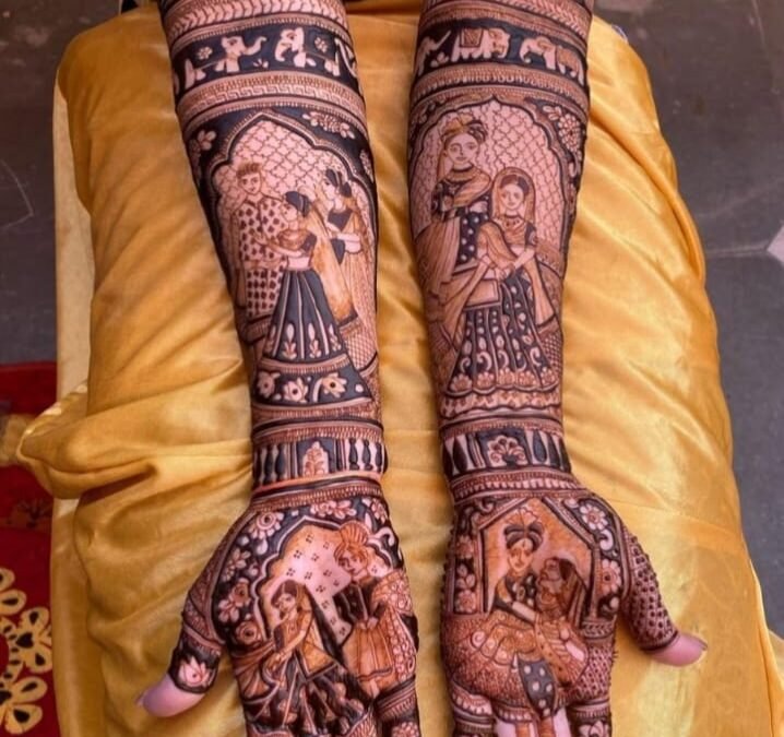 Mehndi for brides in Udaipur