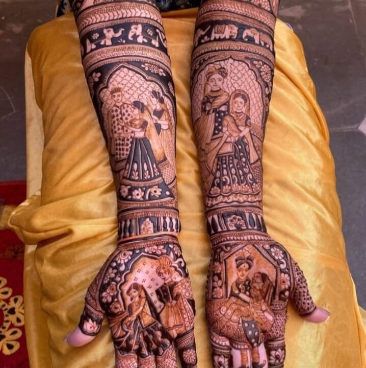 Mehndi for brides in Udaipur